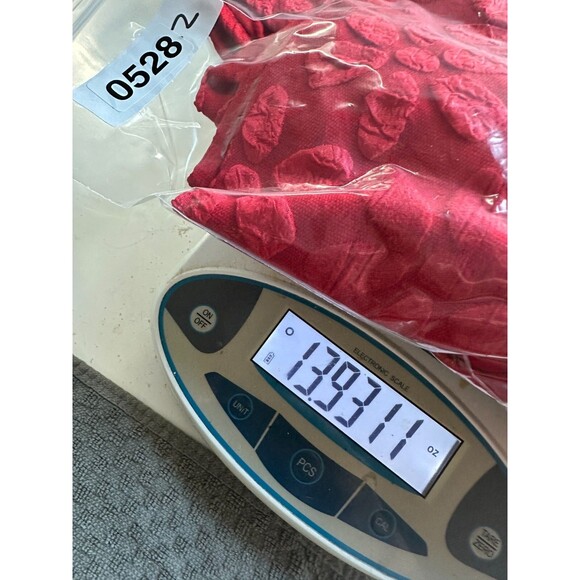 Shein Curve Dress Women 4X Plus Red Floral Texture Mini Babydoll Coquette NWOT - Picture 10 of 10